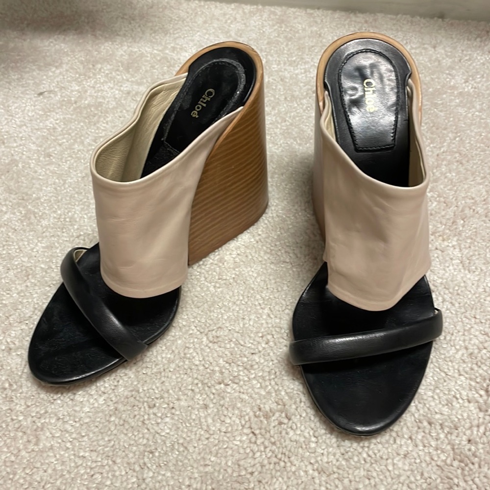 Chloe high block heeled shoe US 8.5
